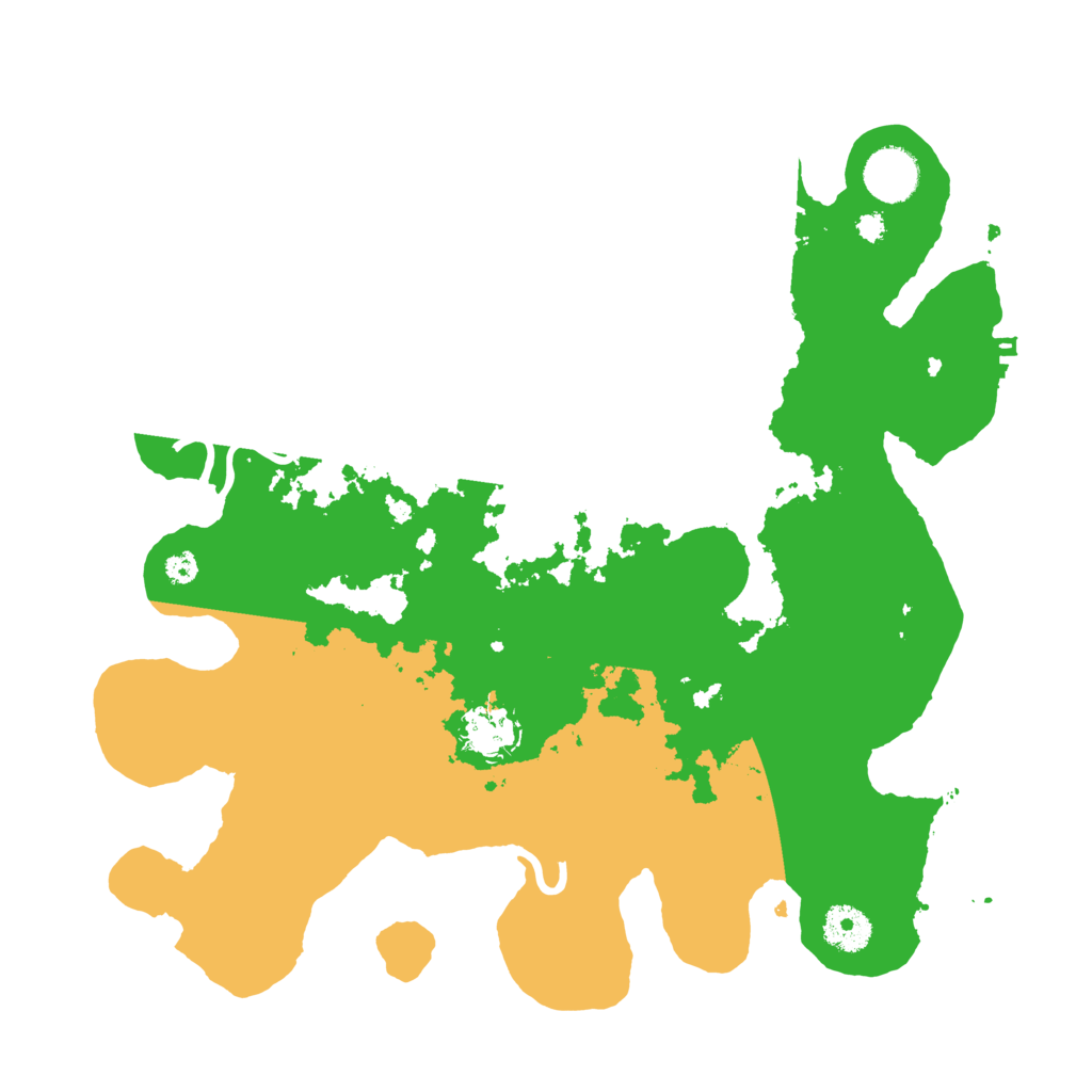 Biome Rust Map: Procedural Map, Size: 3500, Seed: 109594729