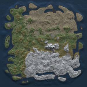 Thumbnail Rust Map: Procedural Map, Size: 5000, Seed: 6362159, 19 Monuments