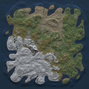 Thumbnail Rust Map: Procedural Map, Size: 5000, Seed: 1403704578, 19 Monuments