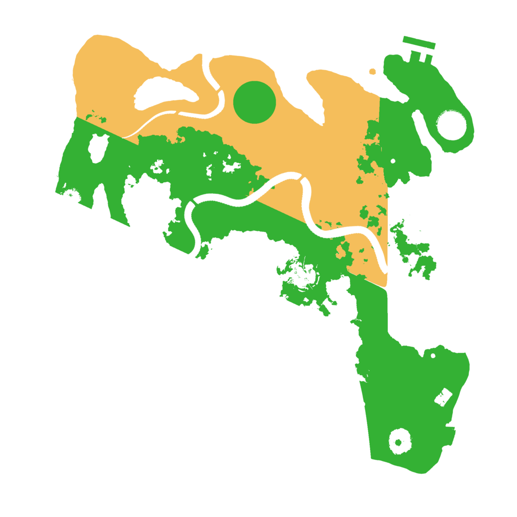 Biome Rust Map: Procedural Map, Size: 3200, Seed: 4295