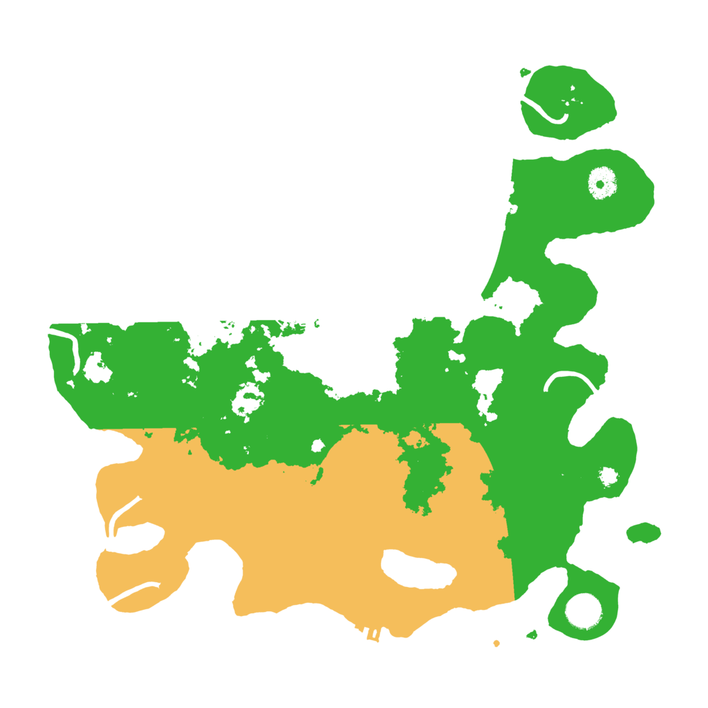 Biome Rust Map: Procedural Map, Size: 3500, Seed: 1404092065