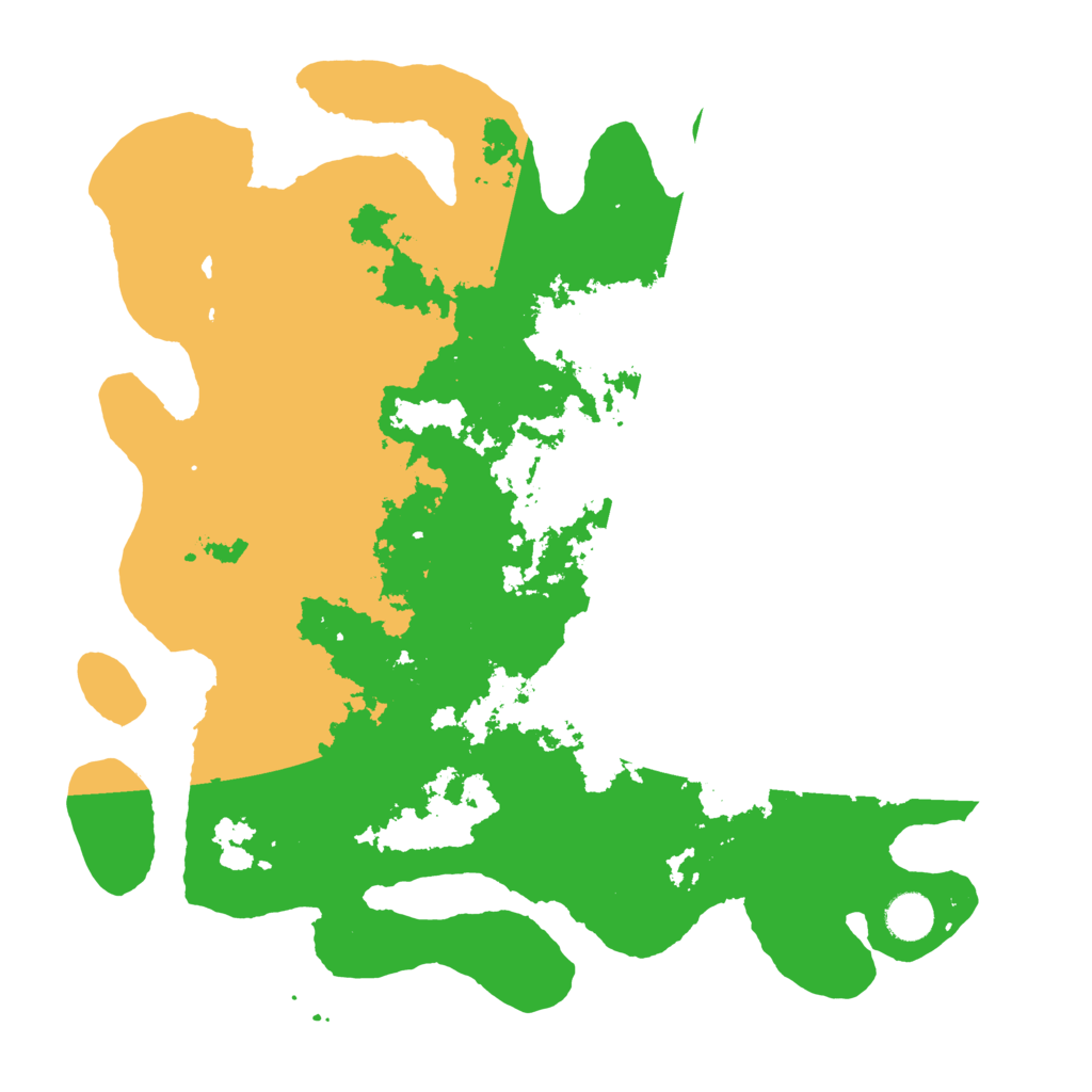 Biome Rust Map: Barren, Size: 4000, Seed: 1066066746