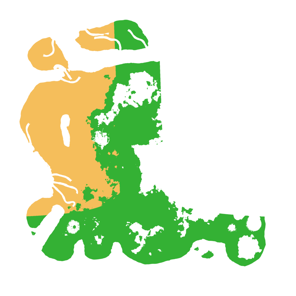 Biome Rust Map: Procedural Map, Size: 3500, Seed: 115905843