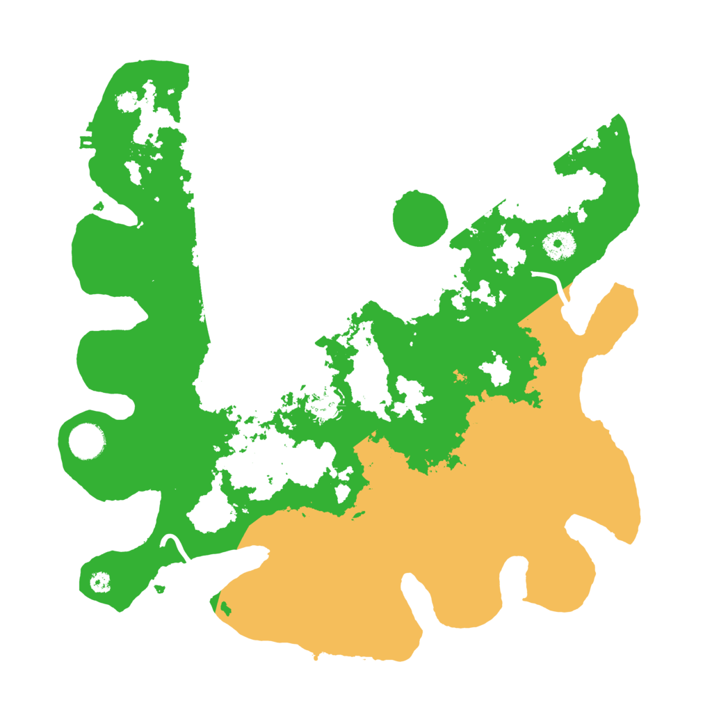 Biome Rust Map: Procedural Map, Size: 3500, Seed: 950207210