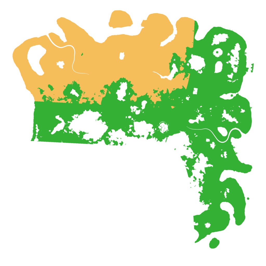 Biome Rust Map: Procedural Map, Size: 4500, Seed: 1414204789