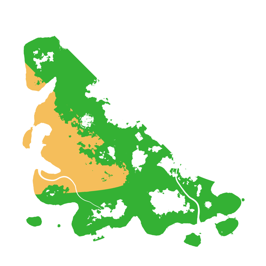 Biome Rust Map: Procedural Map, Size: 3500, Seed: 641777147