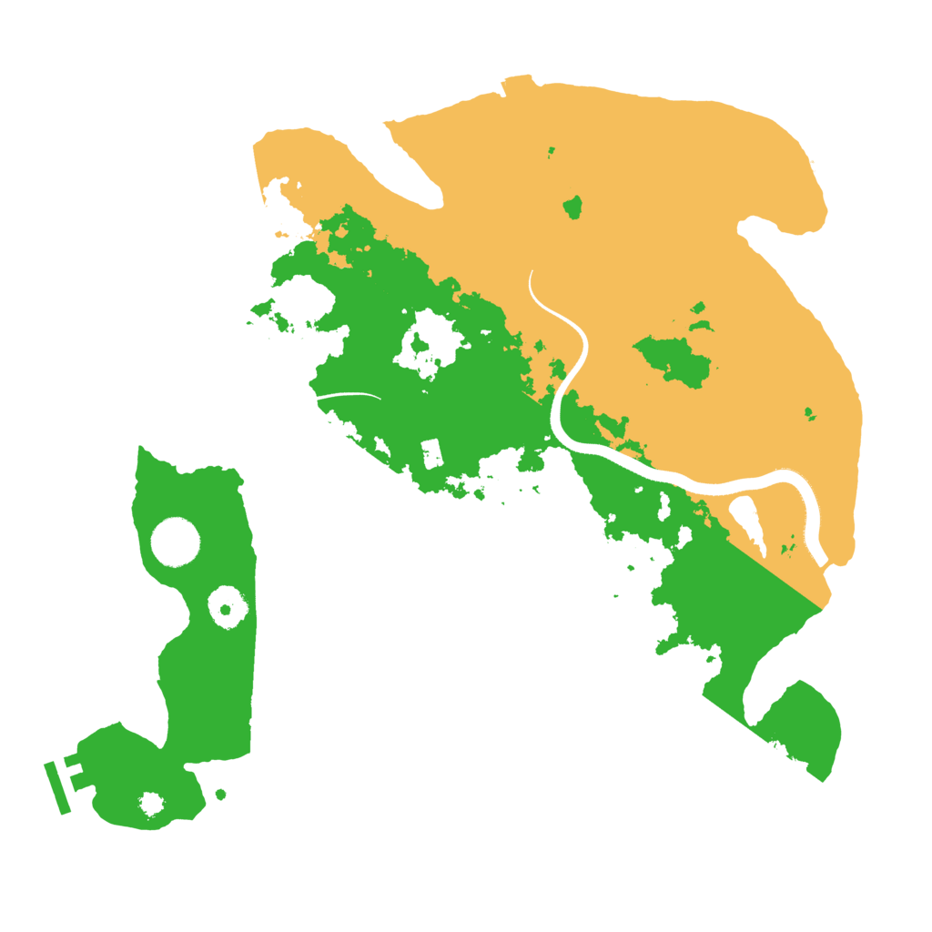 Biome Rust Map: Procedural Map, Size: 3500, Seed: 17112022