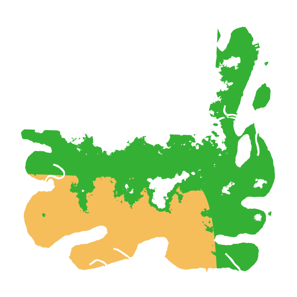 Biome Rust Map: Procedural Map, Size: 3700, Seed: 535977555