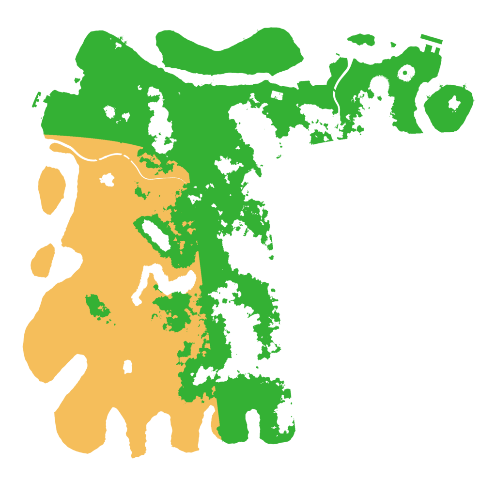Biome Rust Map: Procedural Map, Size: 4500, Seed: 1218034720