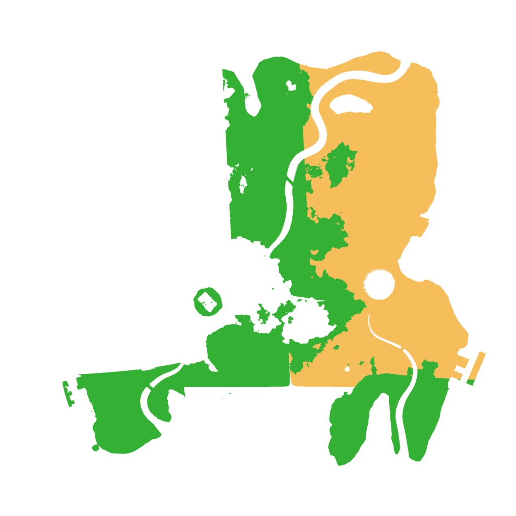 Biome Rust Map: Procedural Map, Size: 3000, Seed: 328140679