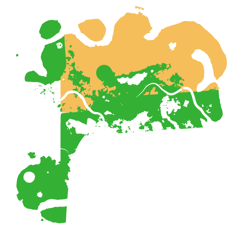 Biome Rust Map: Procedural Map, Size: 4000, Seed: 23932393