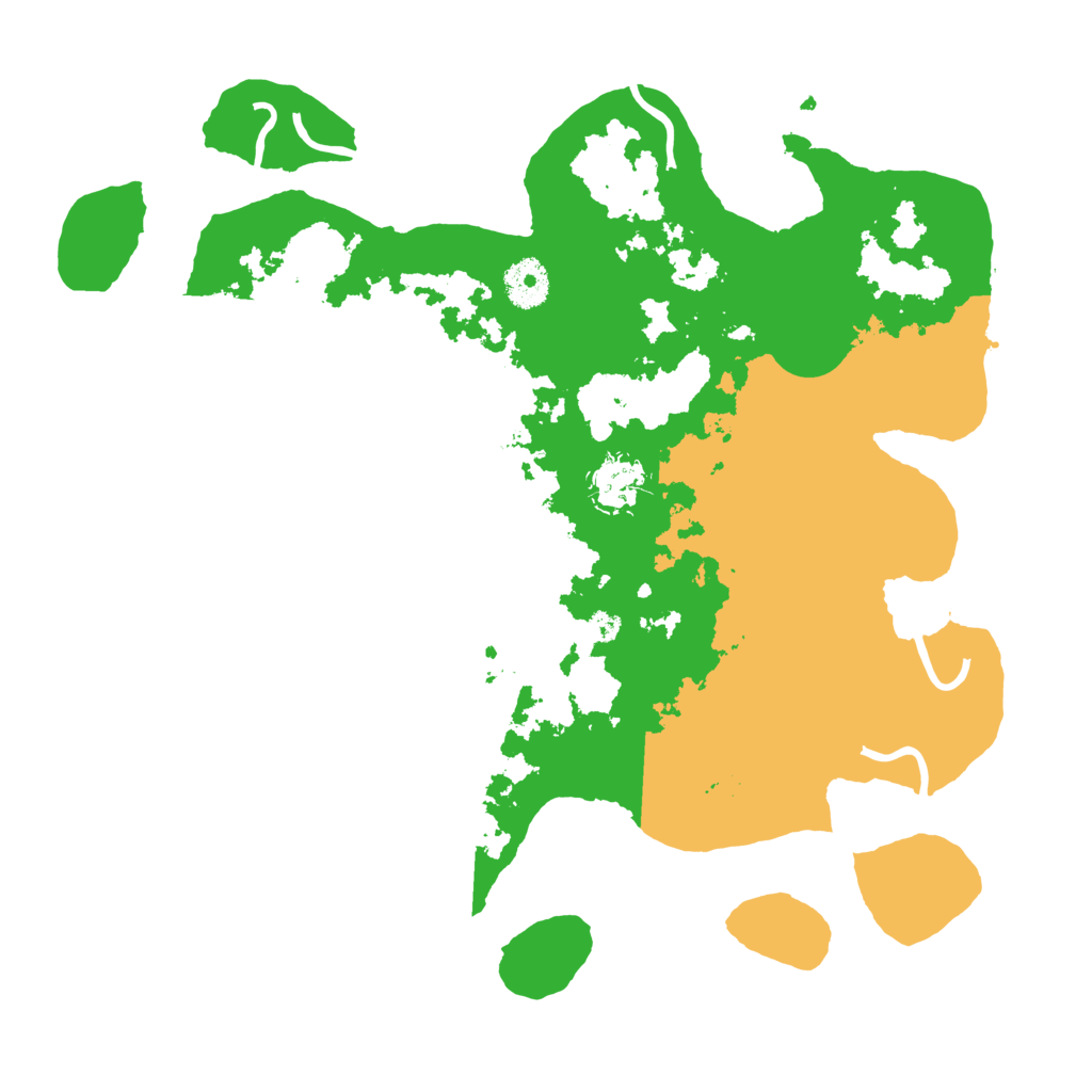 Biome Rust Map: Procedural Map, Size: 3500, Seed: 31766156