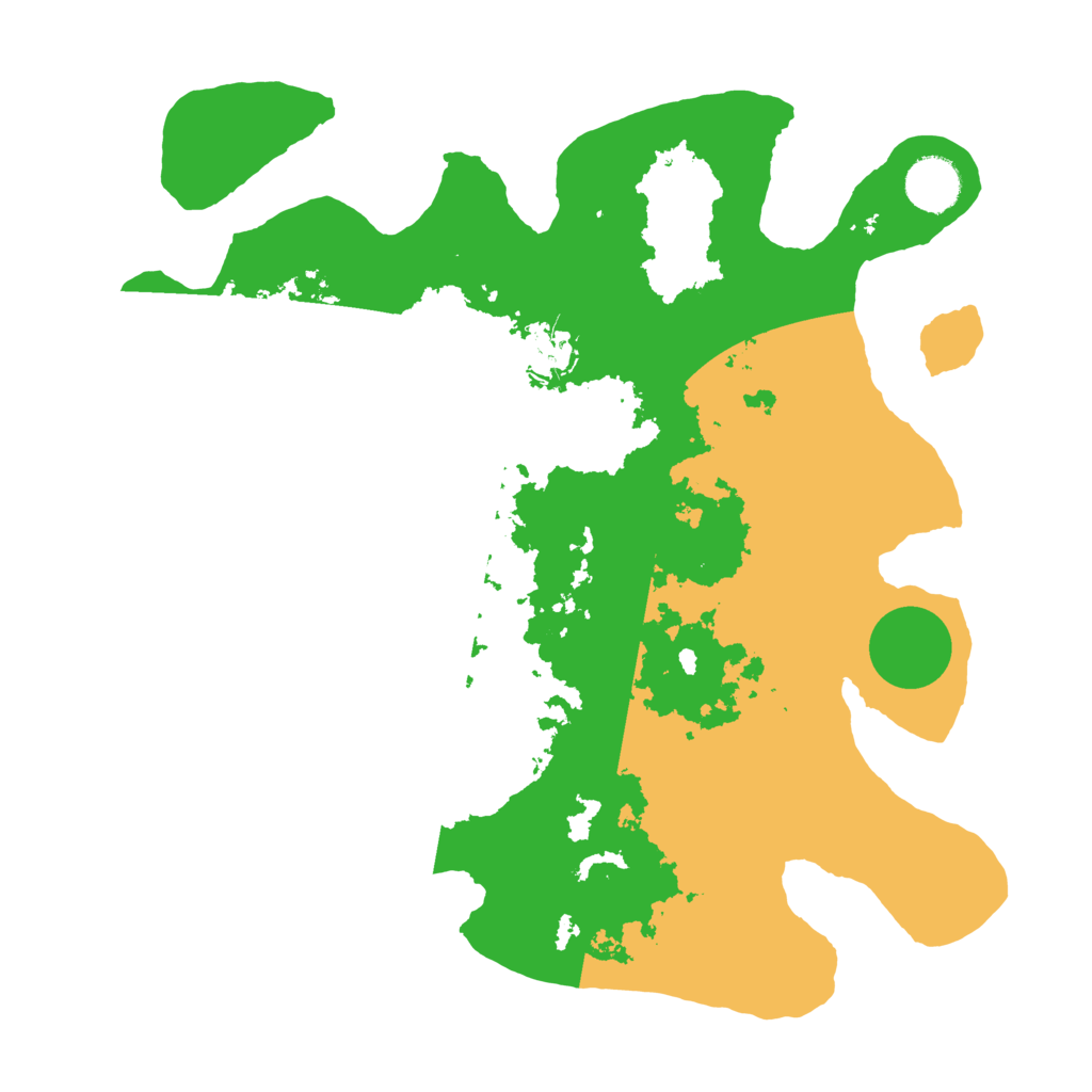 Biome Rust Map: Barren, Size: 3500, Seed: 1278910298