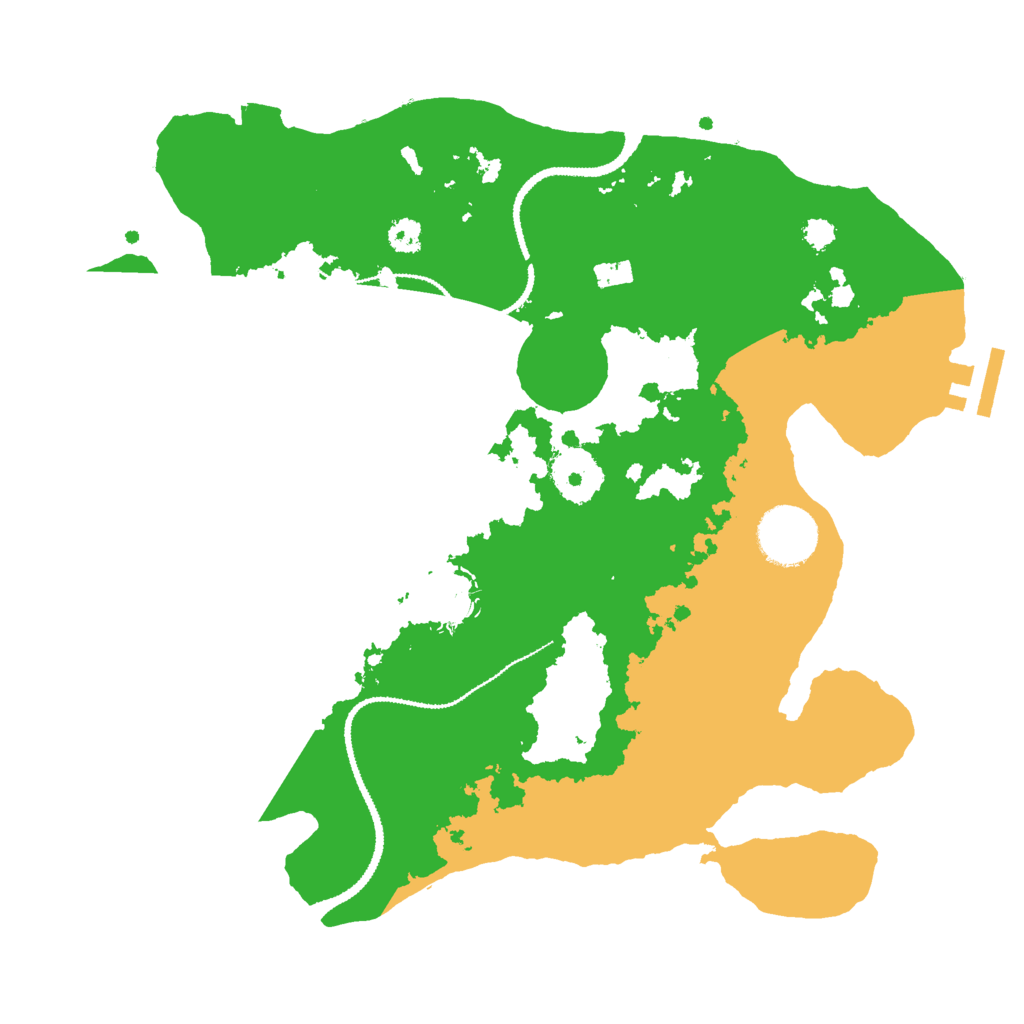 Biome Rust Map: Procedural Map, Size: 3000, Seed: 574314168