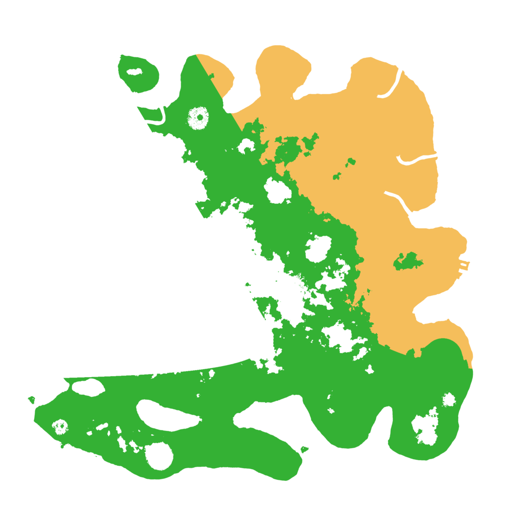 Biome Rust Map: Procedural Map, Size: 3500, Seed: 2122464453