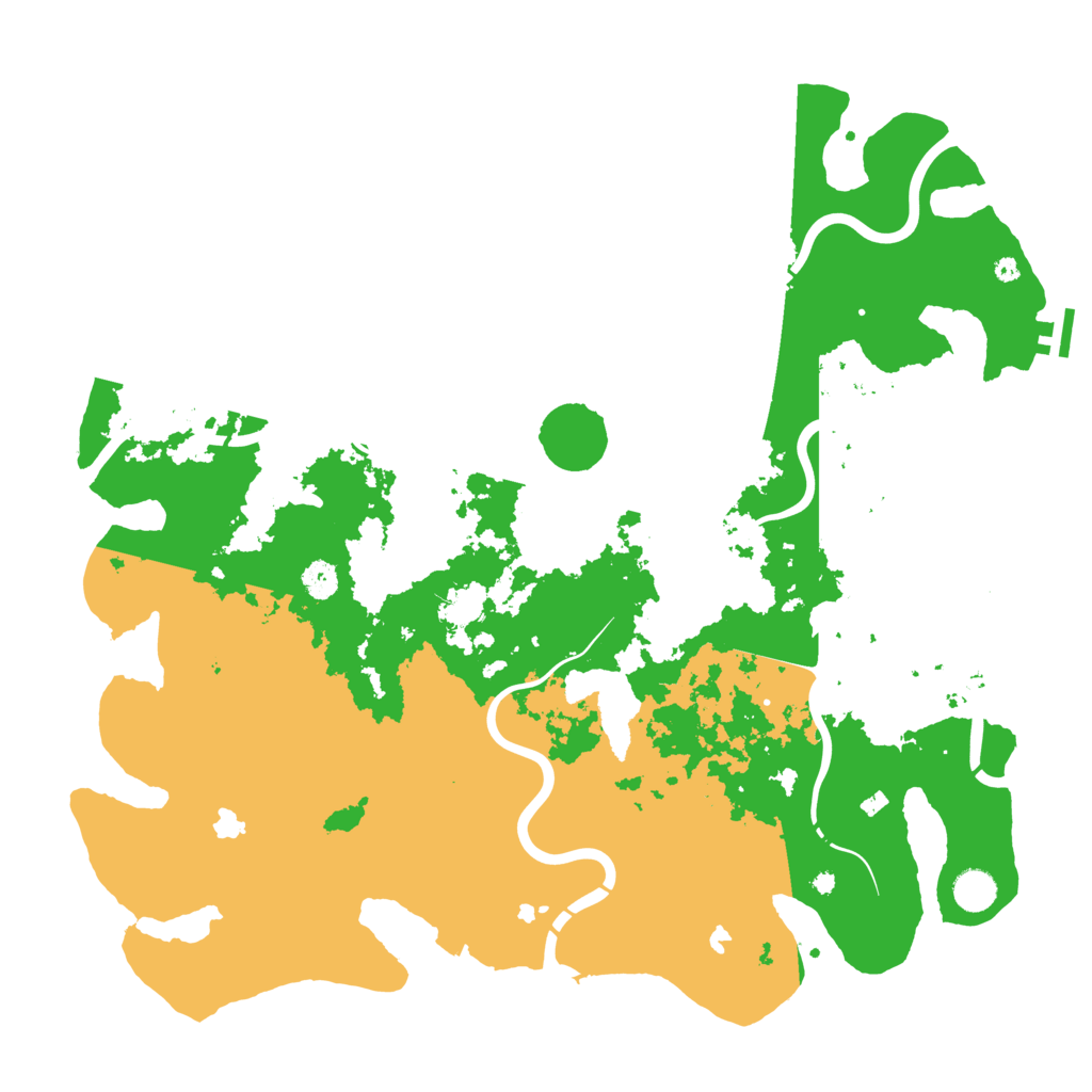 Biome Rust Map: Procedural Map, Size: 4500, Seed: 741258