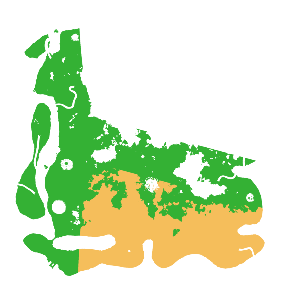 Biome Rust Map: Procedural Map, Size: 3700, Seed: 2078046991