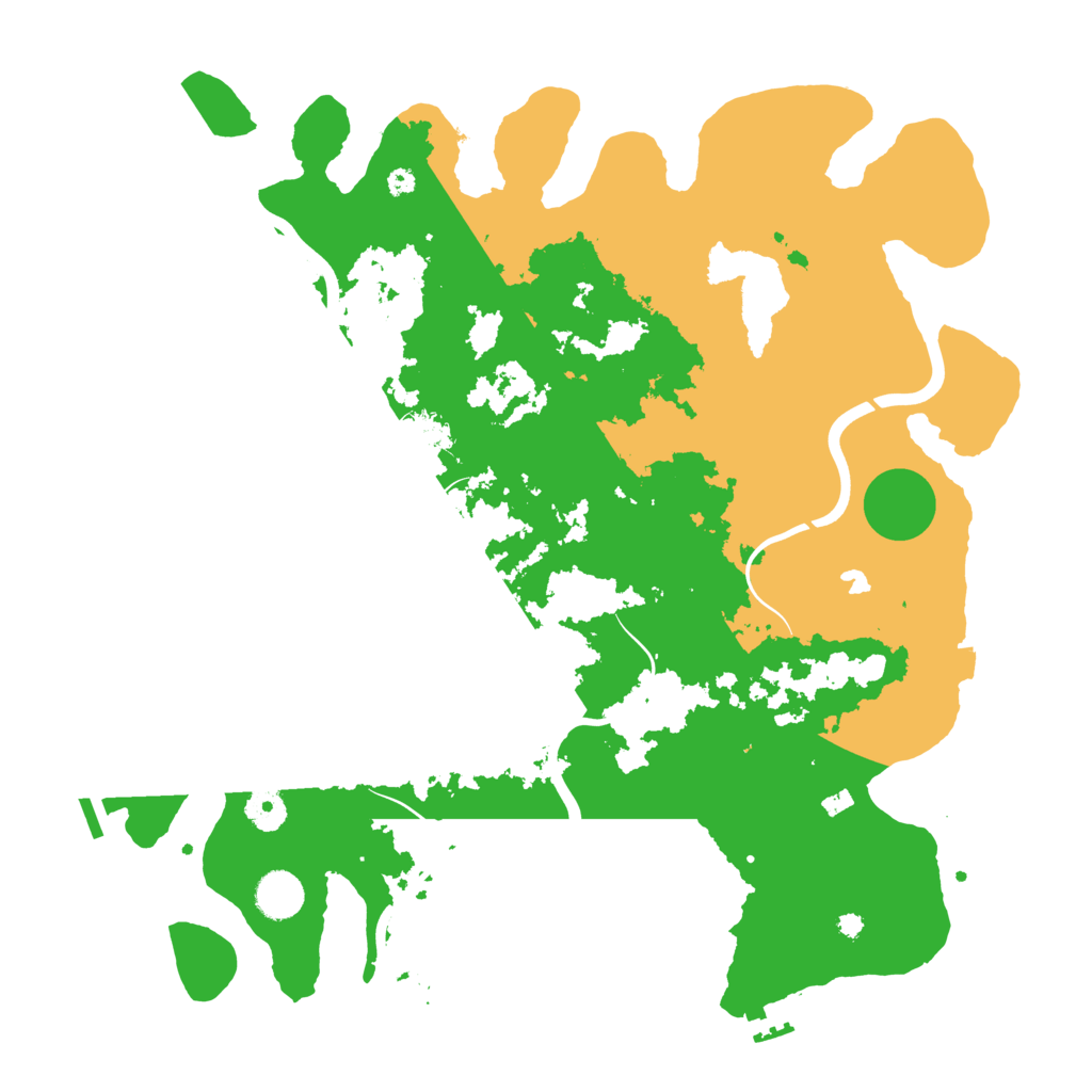 Biome Rust Map: Procedural Map, Size: 4000, Seed: 1274658474