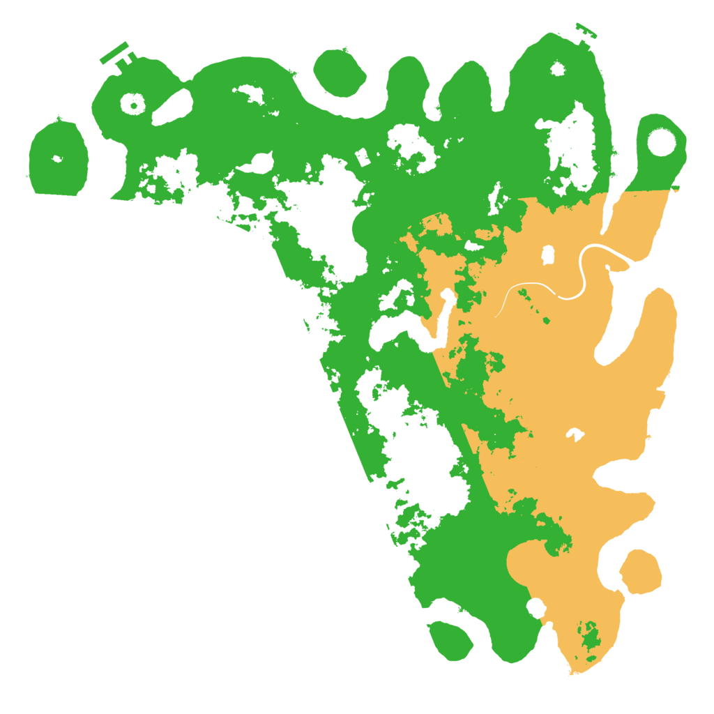 Biome Rust Map: Procedural Map, Size: 4500, Seed: 2018650002