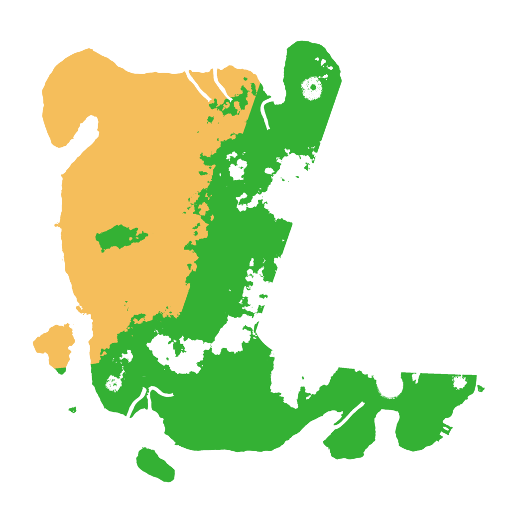Biome Rust Map: Procedural Map, Size: 3500, Seed: 474158906