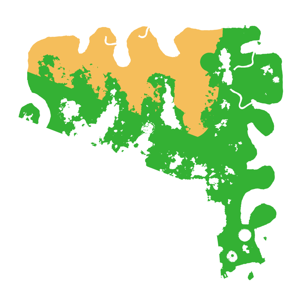 Biome Rust Map: Procedural Map, Size: 4300, Seed: 1891662915