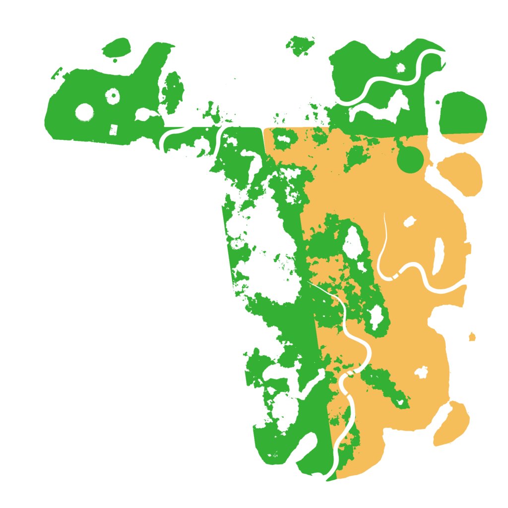 Biome Rust Map: Procedural Map, Size: 5000, Seed: 11071997