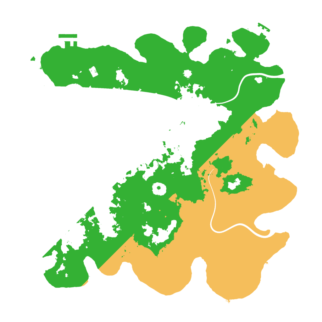 Biome Rust Map: Procedural Map, Size: 3500, Seed: 1910093890