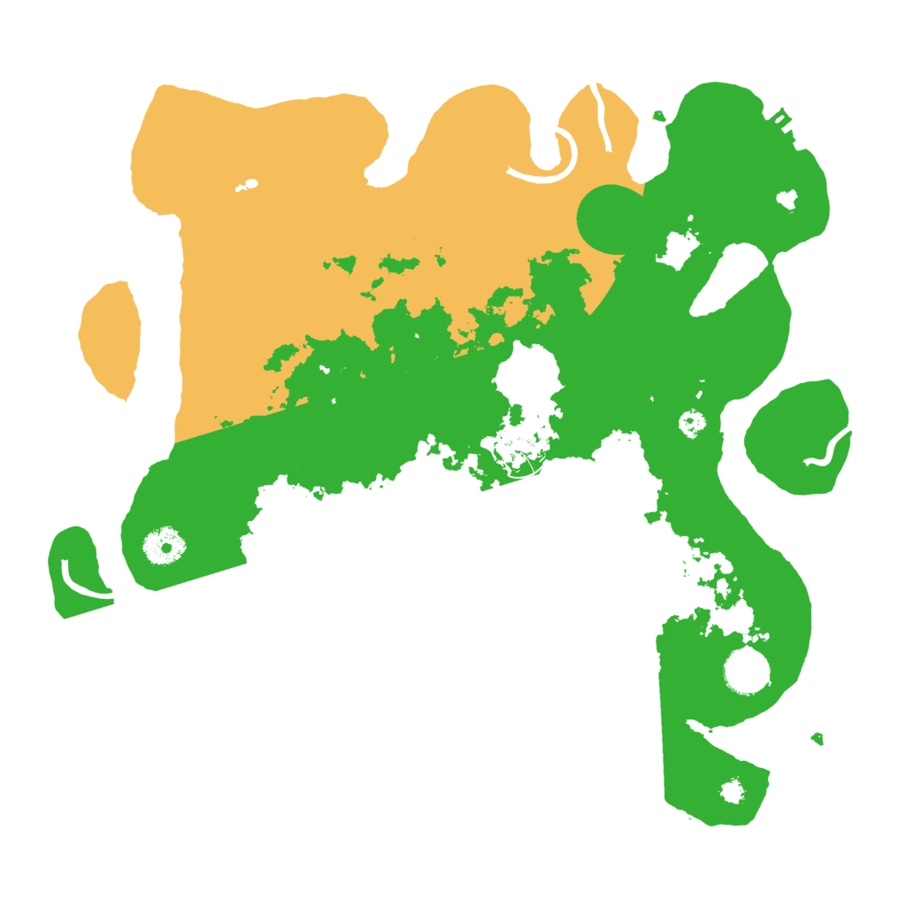 Biome Rust Map: Procedural Map, Size: 3500, Seed: 65449