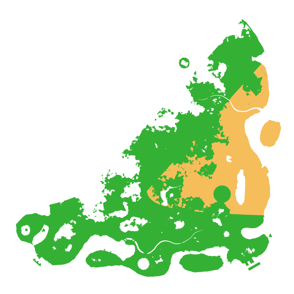 Biome Rust Map: Procedural Map, Size: 4500, Seed: 1372513392