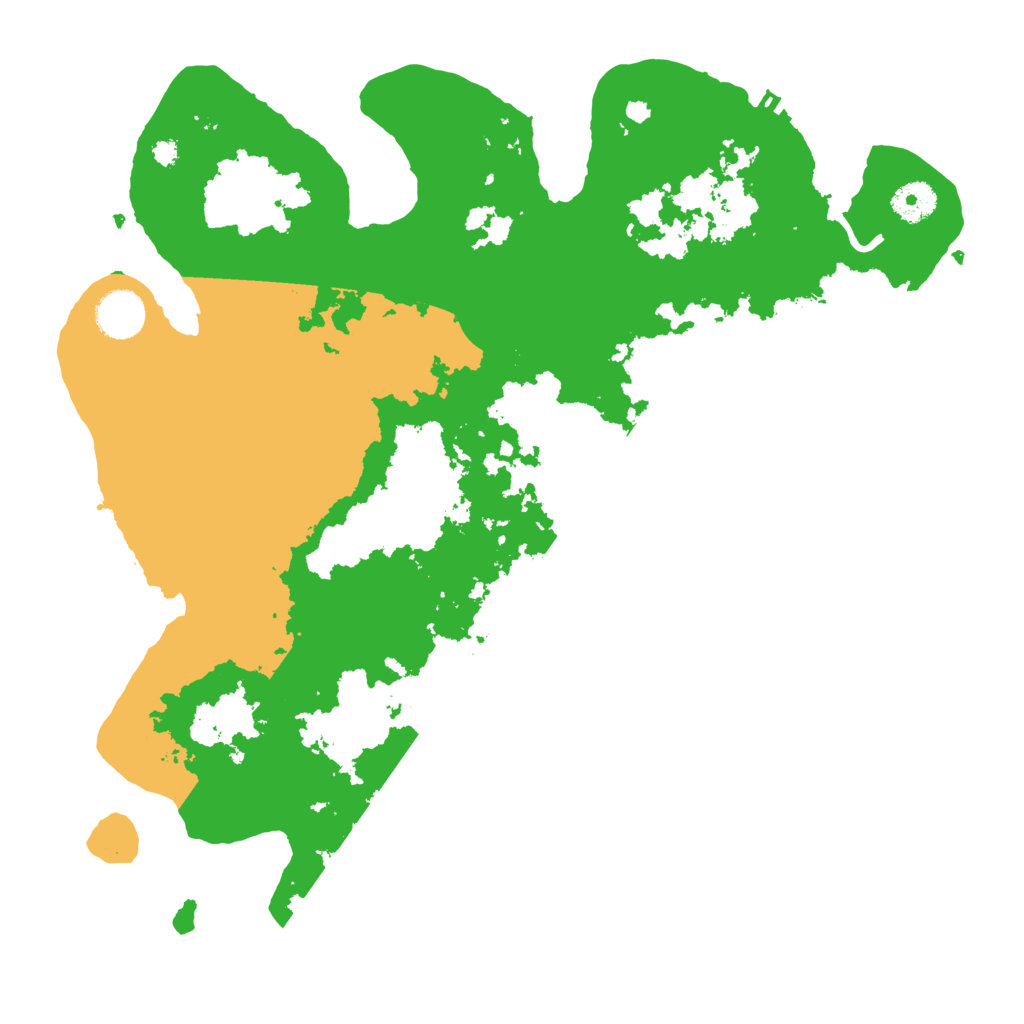 Biome Rust Map: Procedural Map, Size: 3700, Seed: 352145