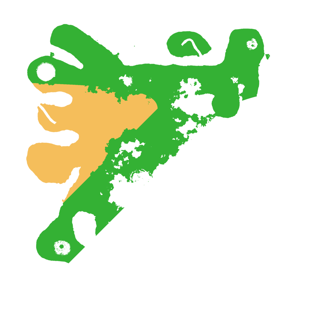 Biome Rust Map: Procedural Map, Size: 3000, Seed: 2345464