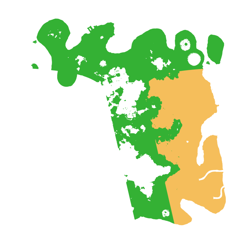 Biome Rust Map: Procedural Map, Size: 3500, Seed: 1355766981