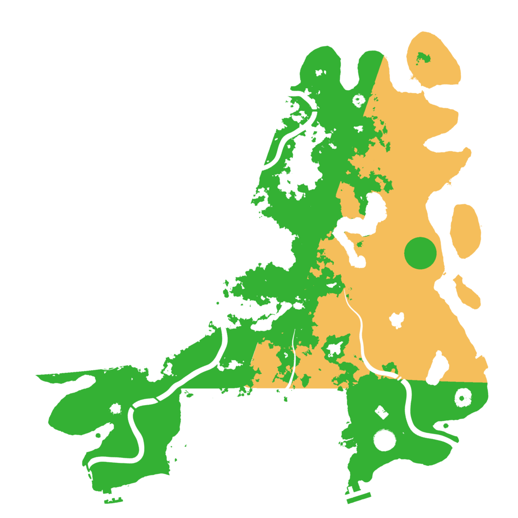 Biome Rust Map: Procedural Map, Size: 4250, Seed: 16372343