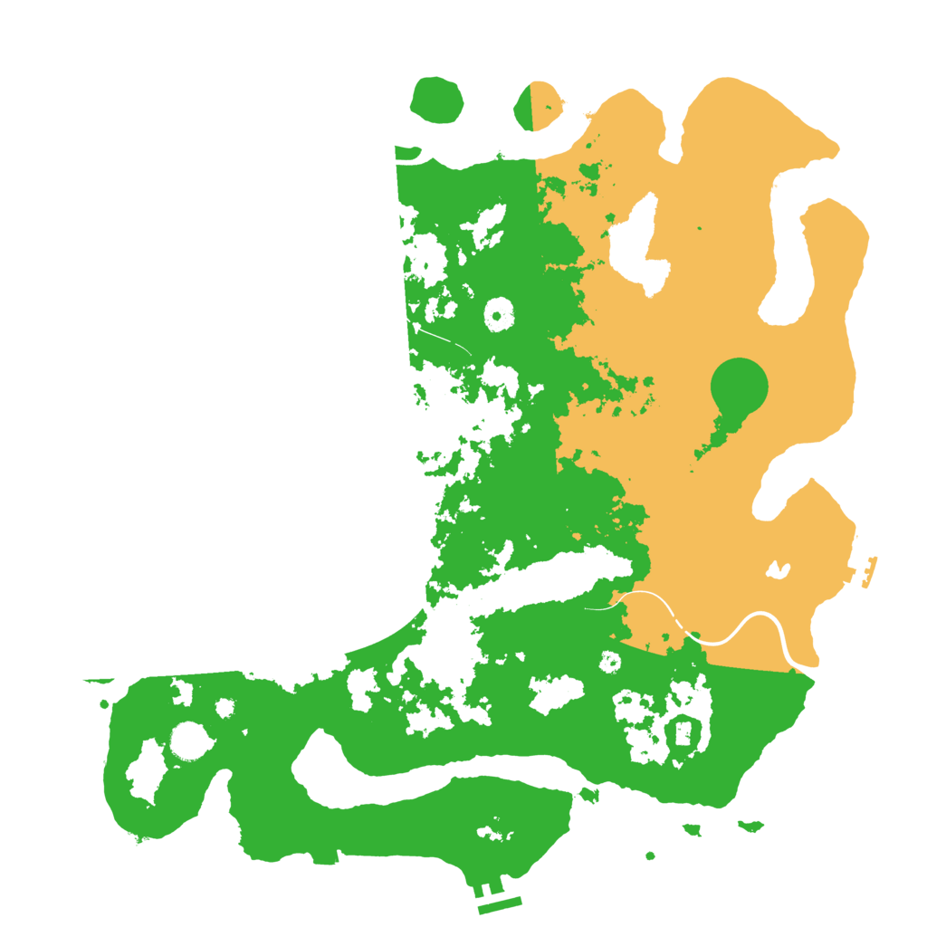 Biome Rust Map: Procedural Map, Size: 4250, Seed: 51625165