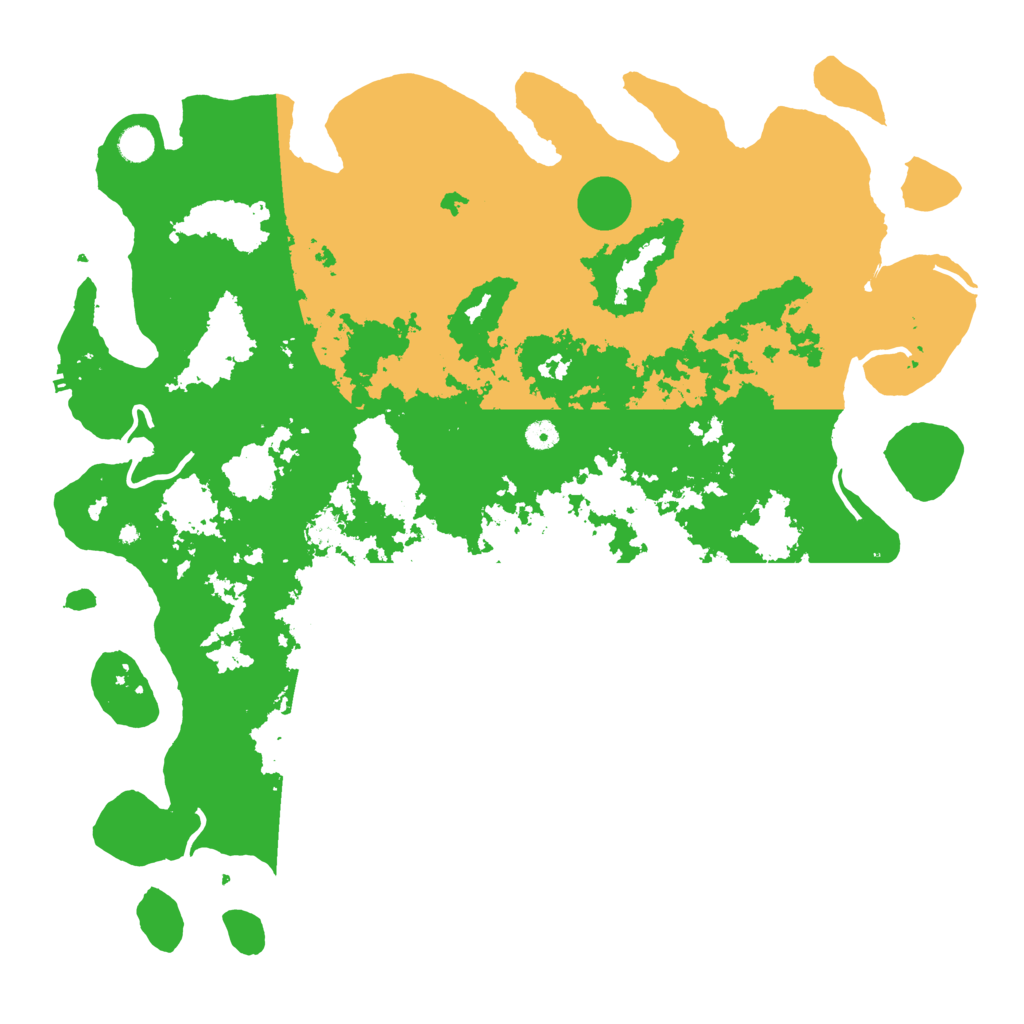 Biome Rust Map: Procedural Map, Size: 5000, Seed: 436408081