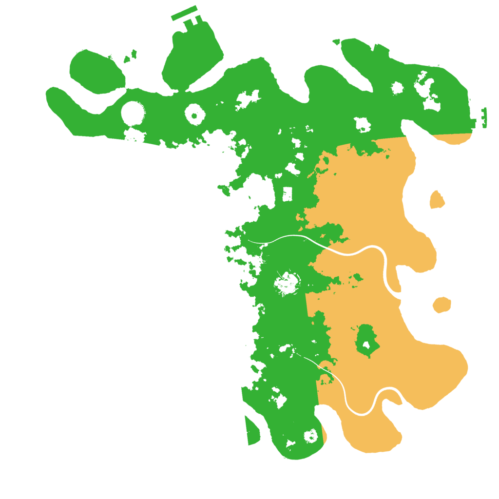 Biome Rust Map: Procedural Map, Size: 3700, Seed: 1897733572