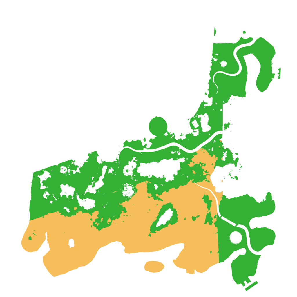 Biome Rust Map: Procedural Map, Size: 4250, Seed: 1807449516