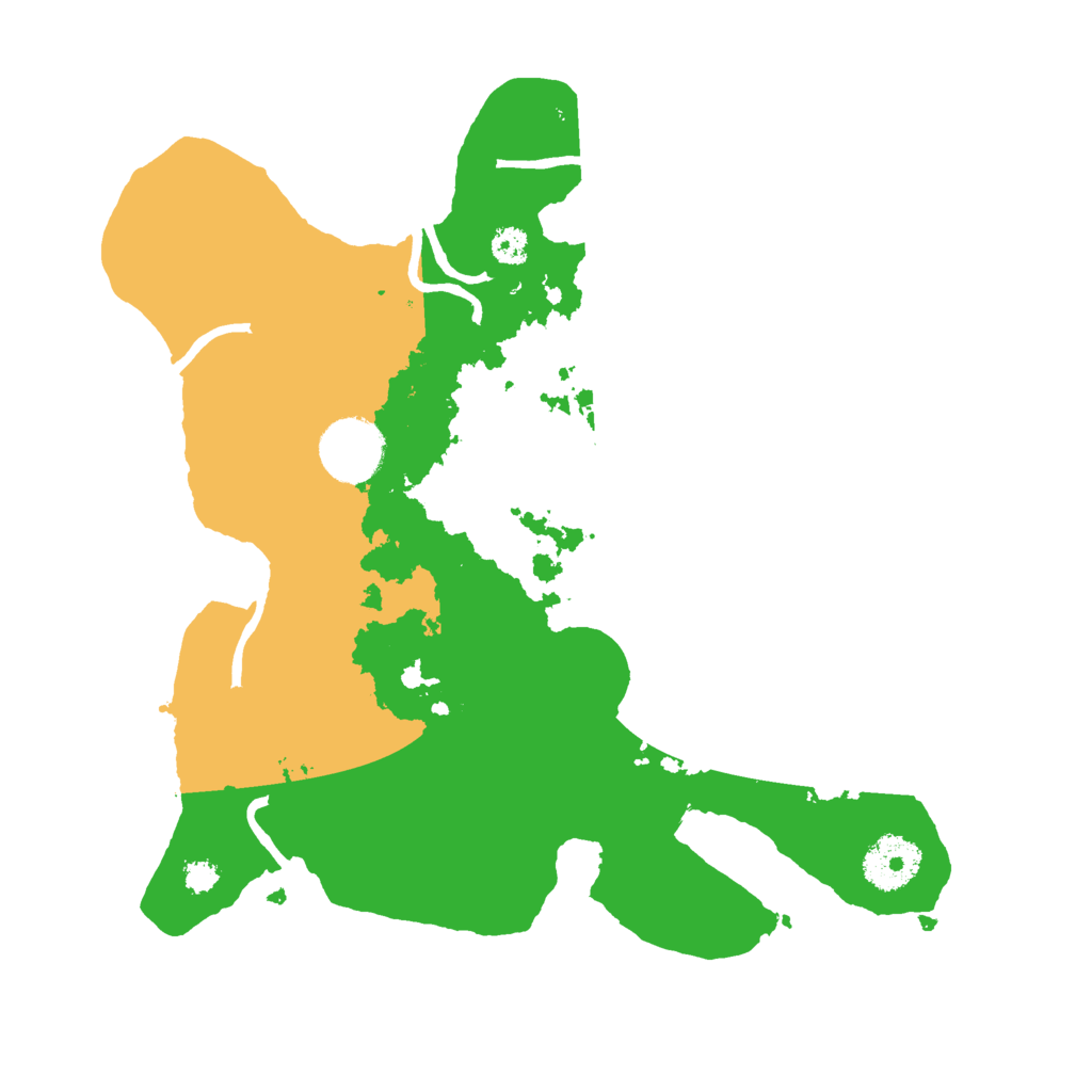 Biome Rust Map: Procedural Map, Size: 3000, Seed: 421891185
