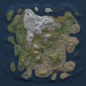 Thumbnail Rust Map: Procedural Map, Size: 3750, Seed: 96200422, 19 Monuments