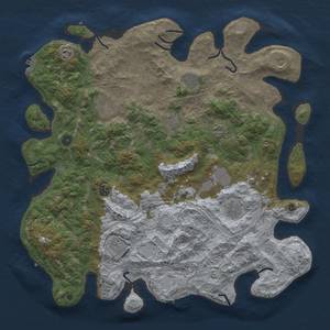 Thumbnail Rust Map: Procedural Map, Size: 4700, Seed: 50000, 20 Monuments