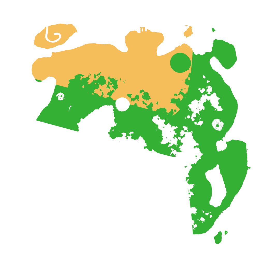 Biome Rust Map: Procedural Map, Size: 3500, Seed: 1317550347
