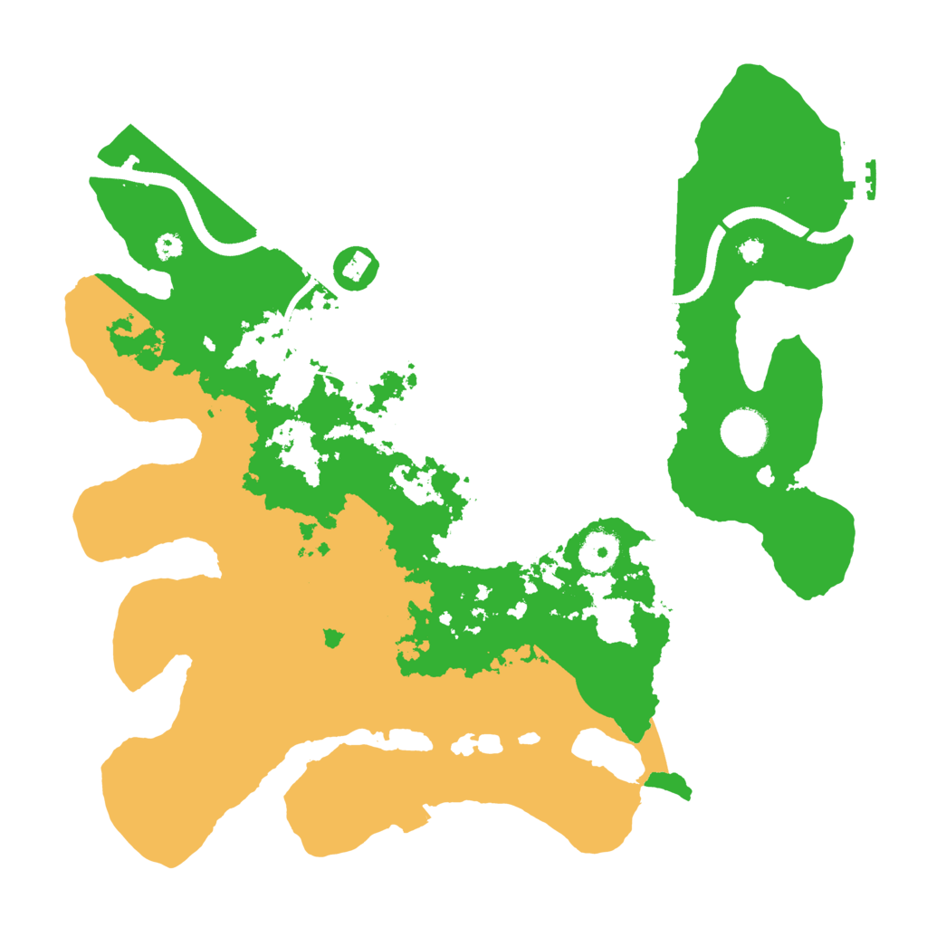 Biome Rust Map: Procedural Map, Size: 3500, Seed: 17562860