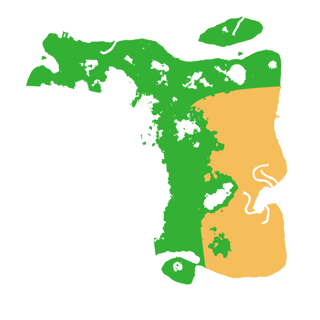 Biome Rust Map: Procedural Map, Size: 3500, Seed: 17489746