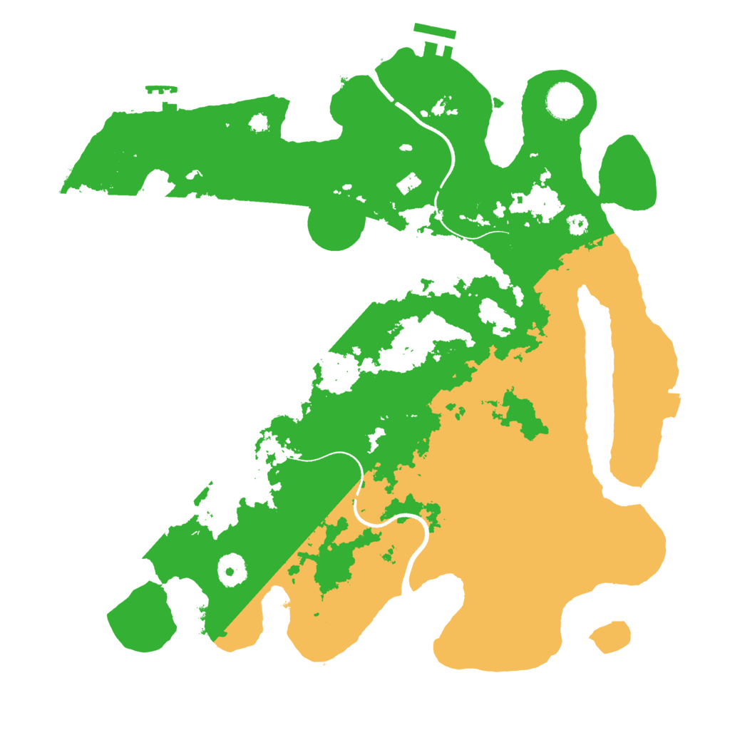 Biome Rust Map: Procedural Map, Size: 3500, Seed: 1144112467