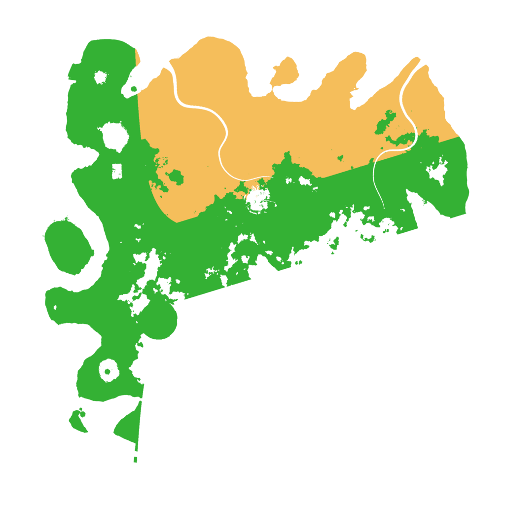 Biome Rust Map: Procedural Map, Size: 3550, Seed: 744883