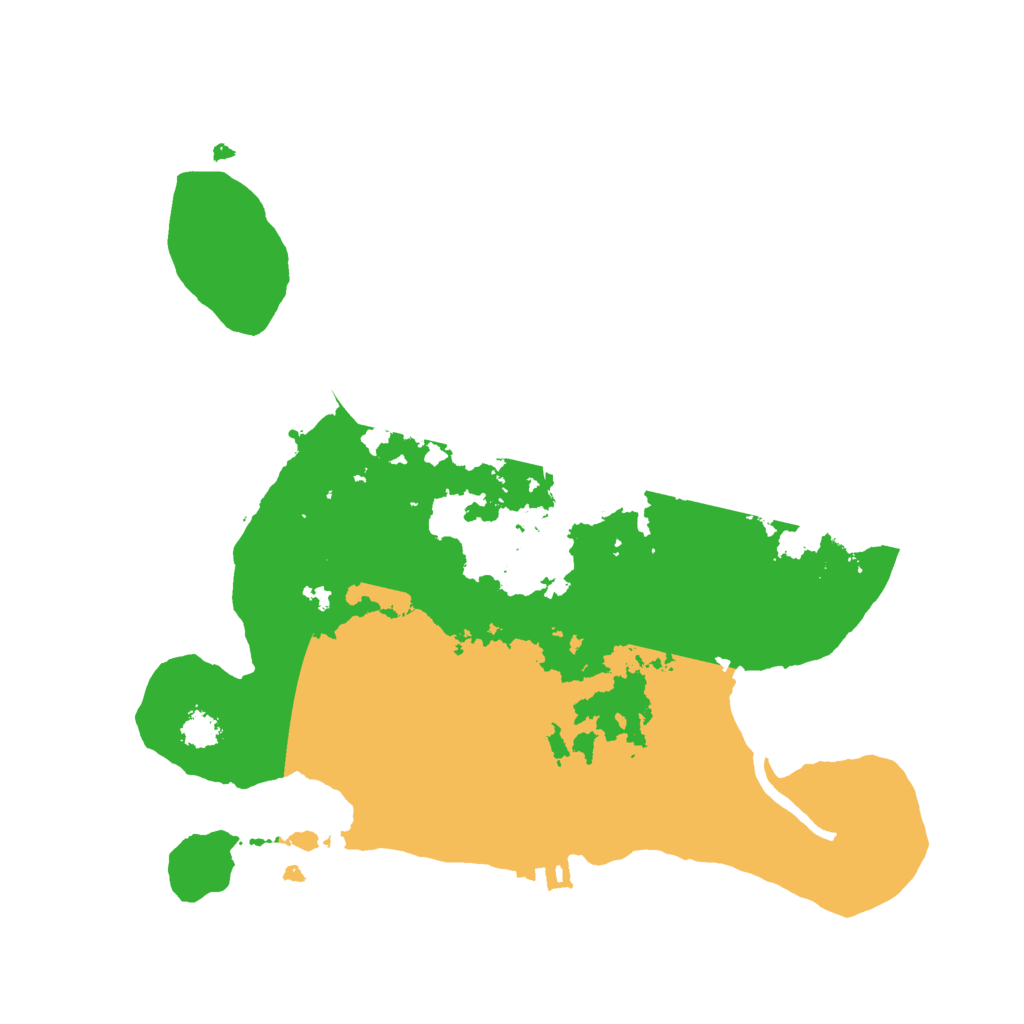 Biome Rust Map: Procedural Map, Size: 2500, Seed: 93739