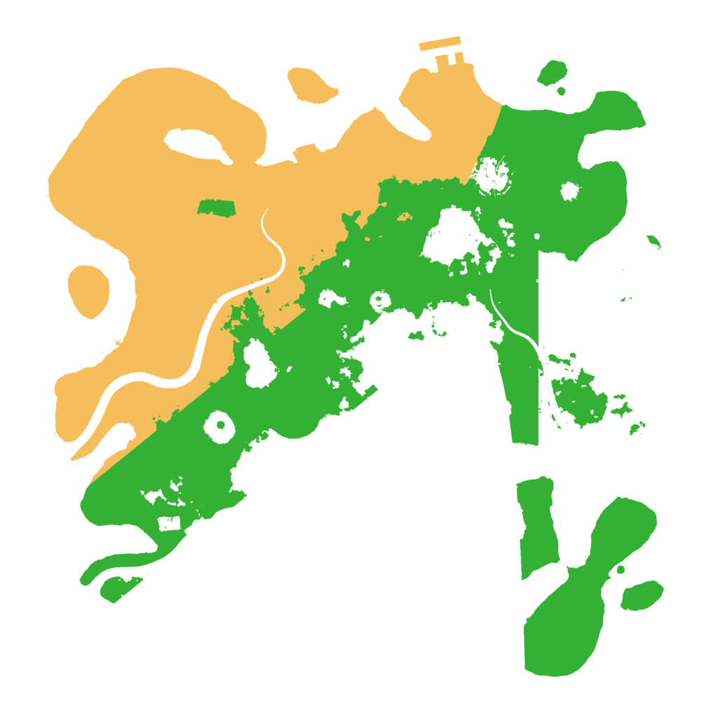 Biome Rust Map: Procedural Map, Size: 3500, Seed: 2116900143