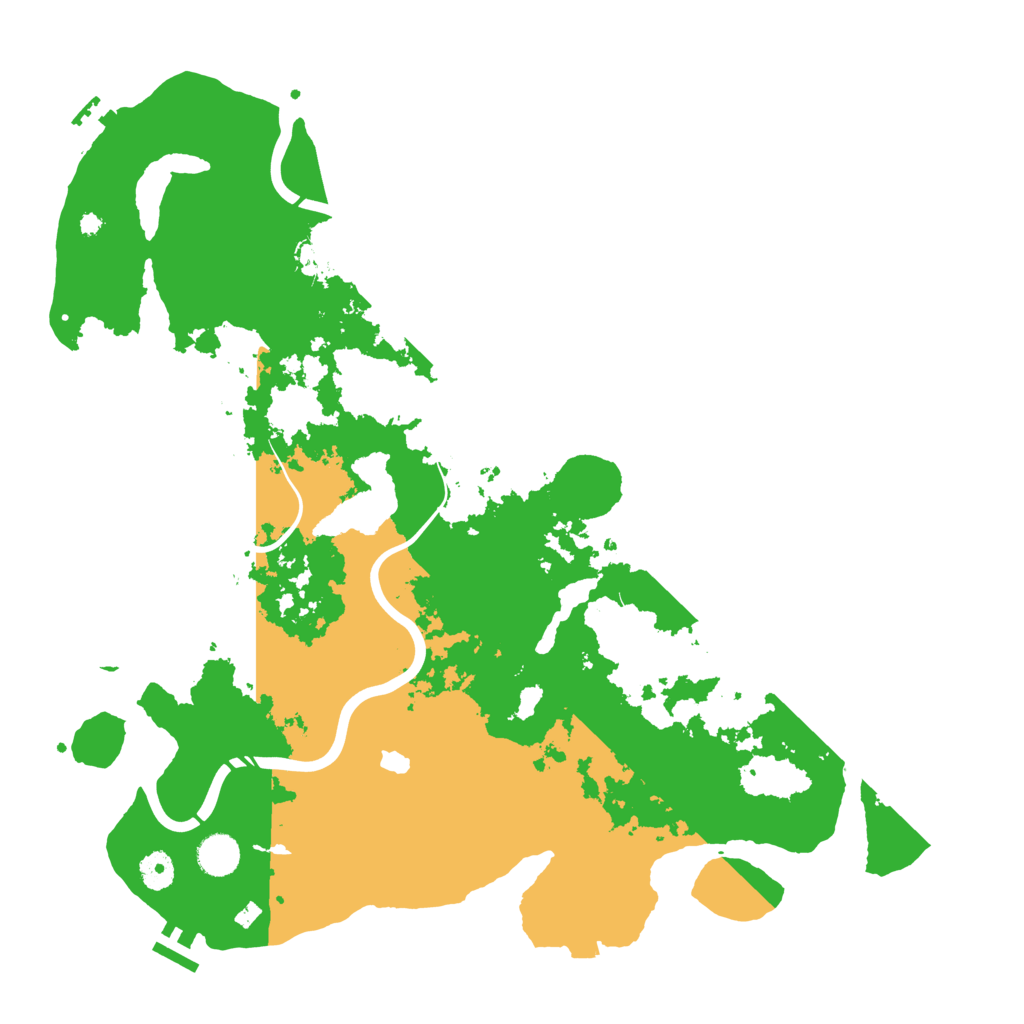 Biome Rust Map: Procedural Map, Size: 4250, Seed: 291708121