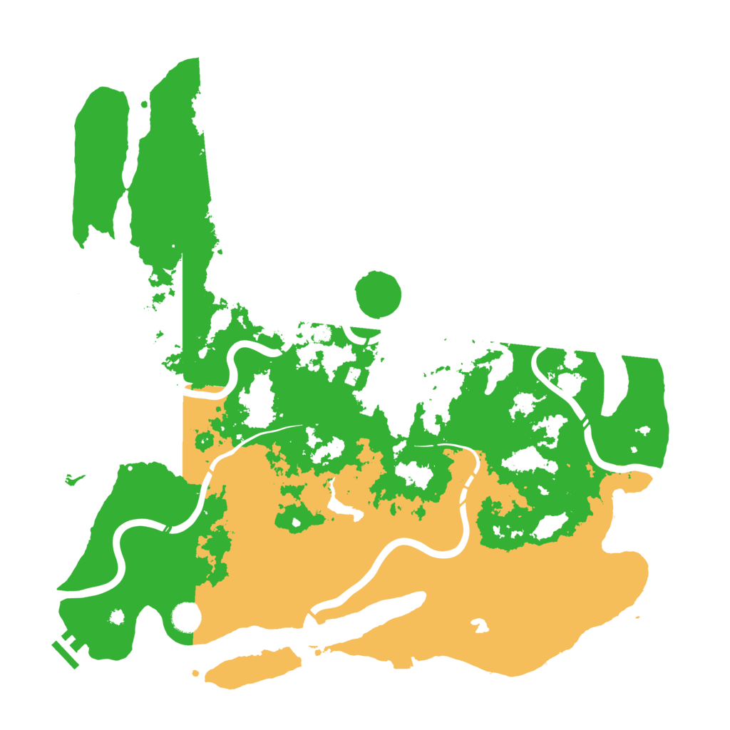 Biome Rust Map: Procedural Map, Size: 4370, Seed: 748842880