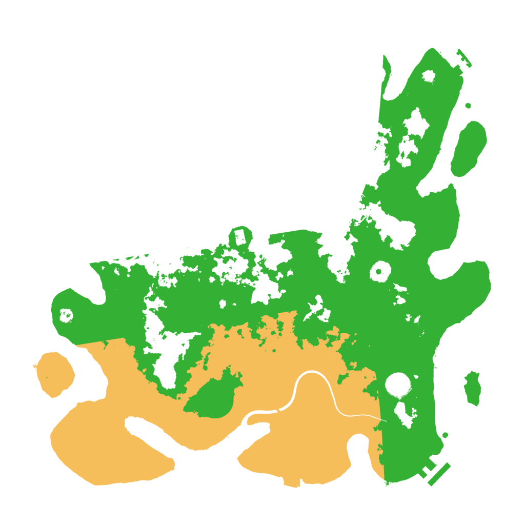 Biome Rust Map: Procedural Map, Size: 3750, Seed: 896630543